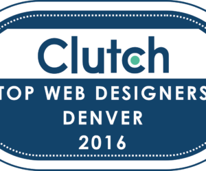 logo for Top Web Designers Denver 2016 from Clutch The Xcite Group
