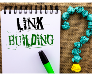 SEO Link Building - The Xcite Group-note pad and question mark