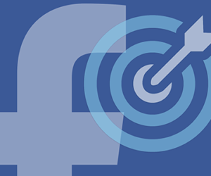 Social Retargeting -facebook logo with bullseye- The Xcite Group