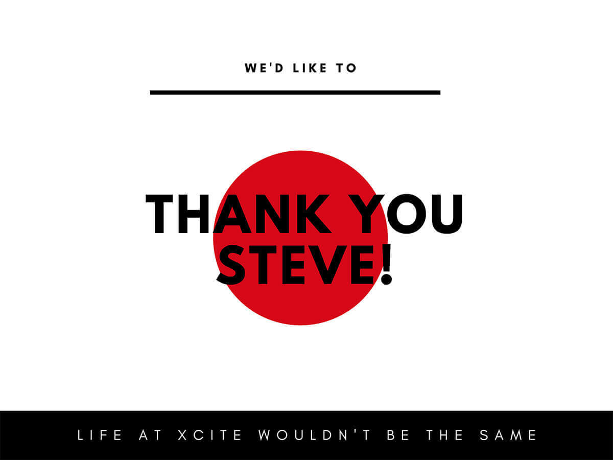 Thank You Steve!