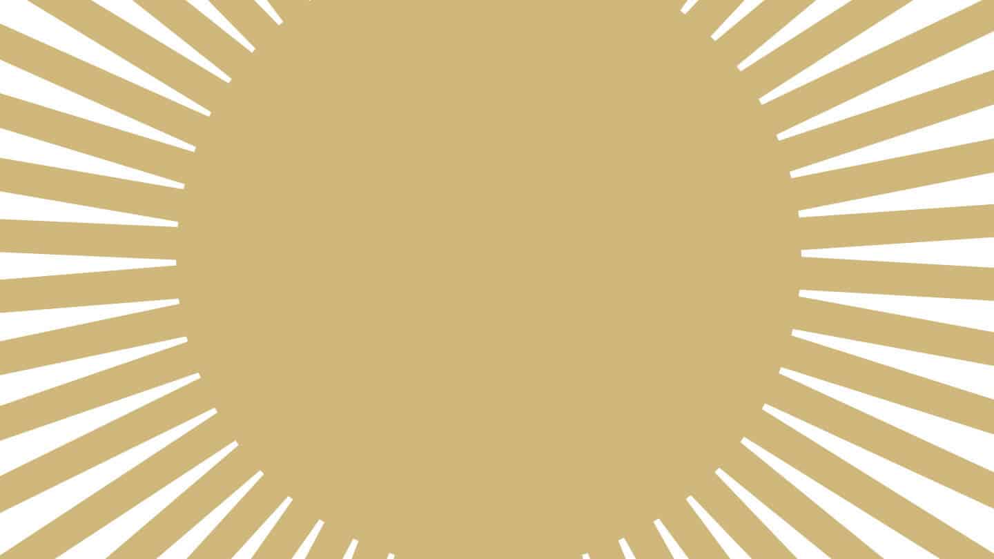 Gold starburst graphic - gold and white